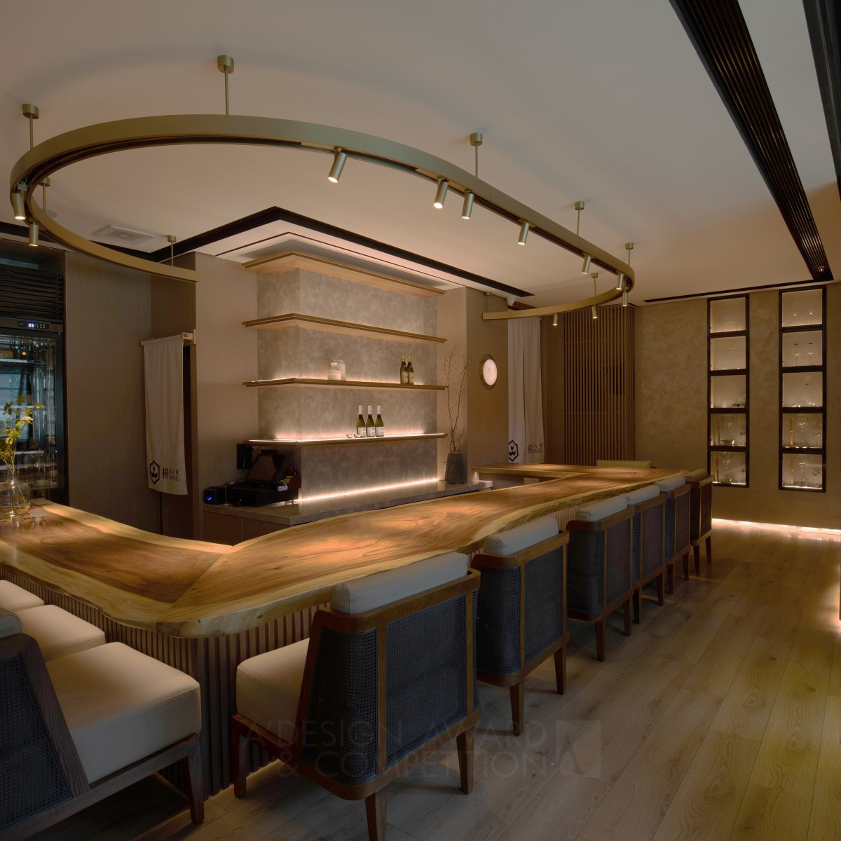 Masu Bar by Wang Si Han Bronze Interior Space and Exhibition Design Award Winner 2021 