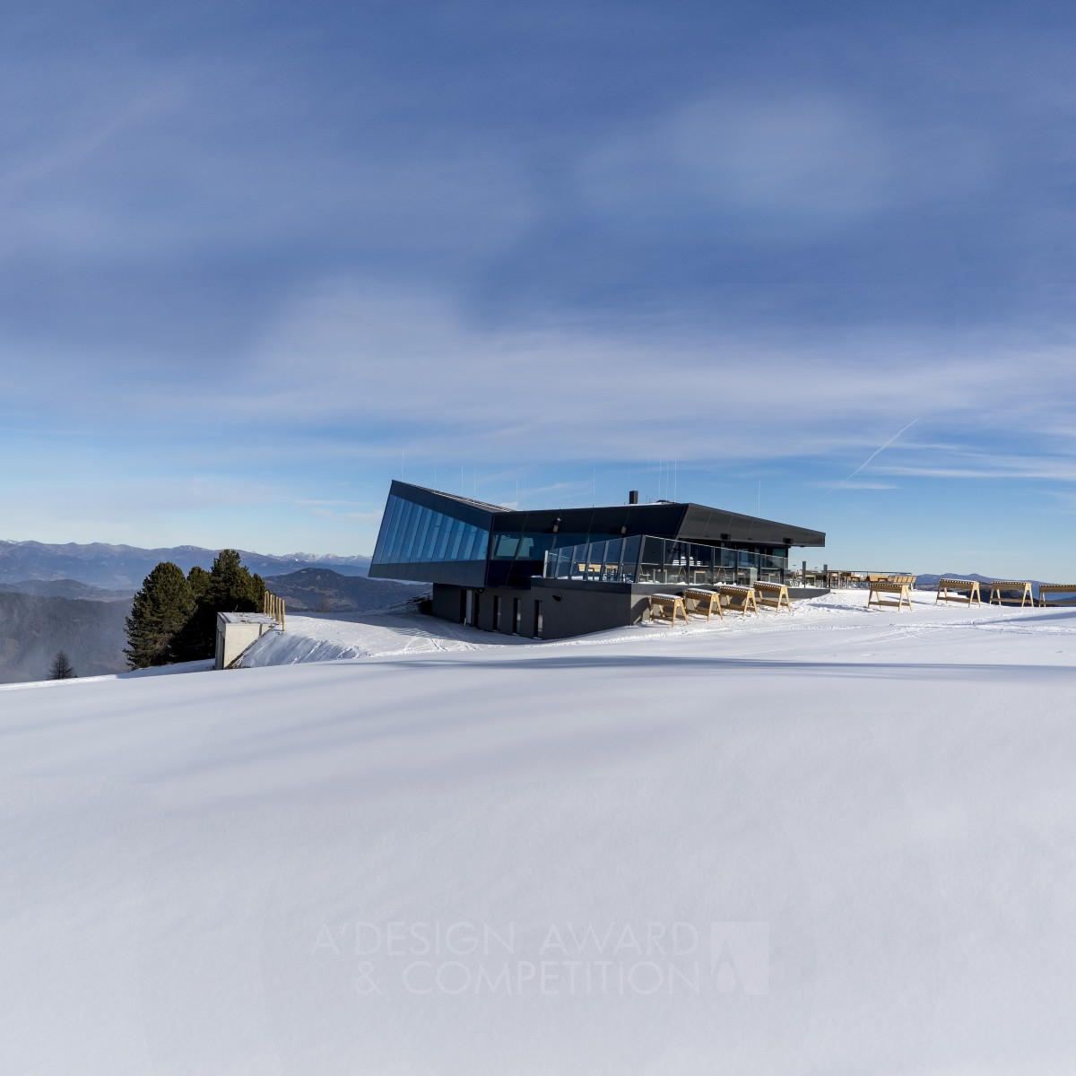 The Eagle Mountain Top Restaurant by Bernhard Viereck Silver Architecture, Building and Structure Design Award Winner 2021 