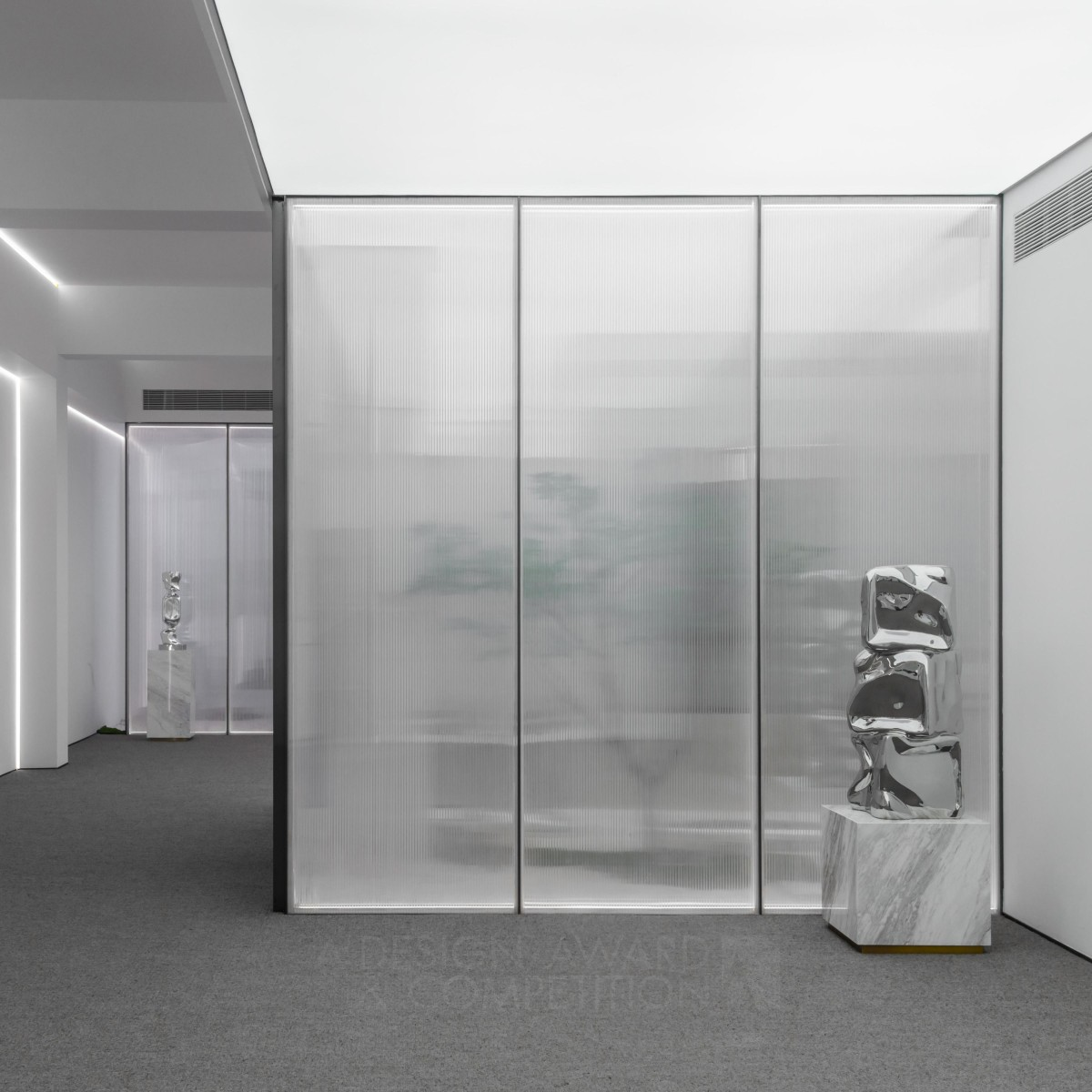 Shanghai Yuemao Mansion Model Room by Renata Yin Iron Interior Space and Exhibition Design Award Winner 2021 