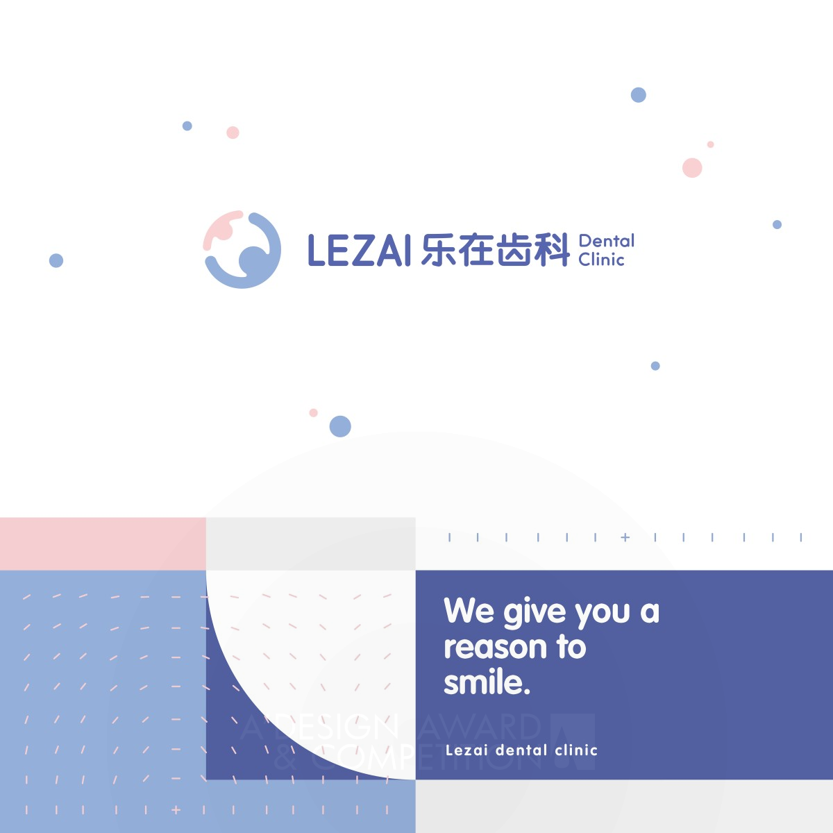 Lezai Dental Clinic Logo and Brand Identity by Guangzhou Cheung Ying Design Co., Ltd. Bronze Graphics, Illustration and Visual Communication Design Award Winner 2021 