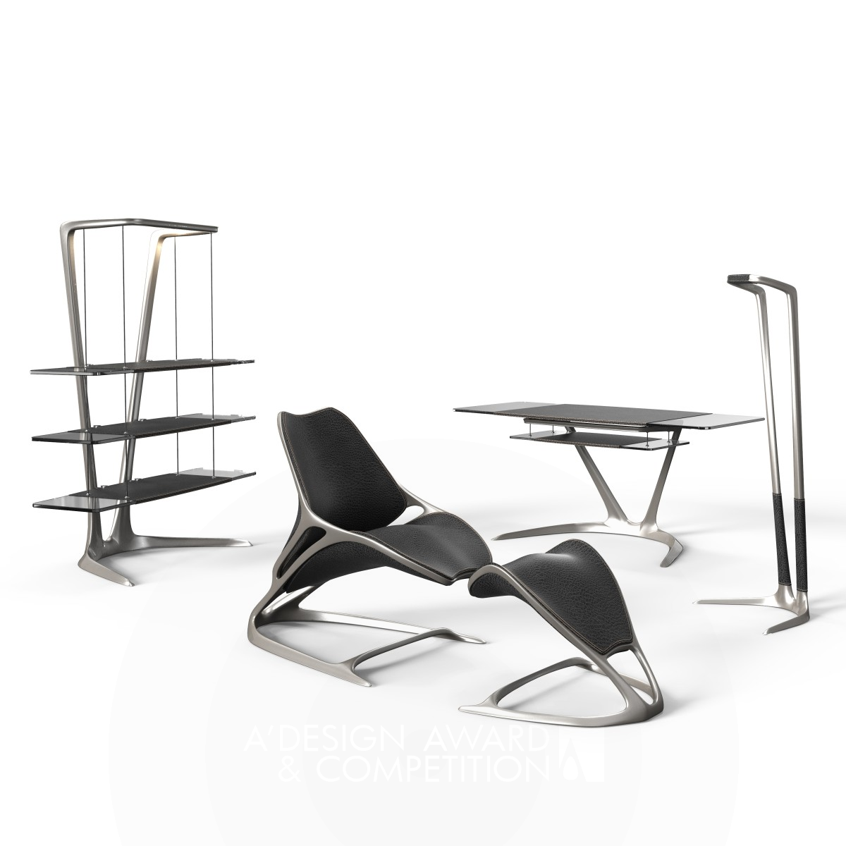 Arc Furniture Series by Wei Jingye and Zhang Ruiqi Iron Furniture Design Award Winner 2021 