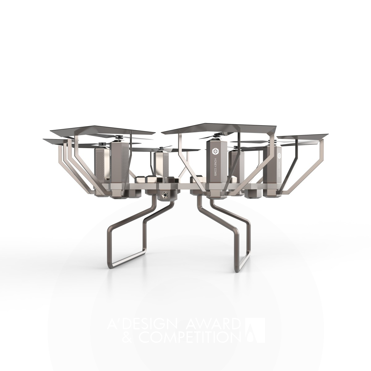 Honeycomb Modular Multifunctional Drone by Guangpeng Yue Silver Robotics, Automaton and Automation Design Award Winner 2021 