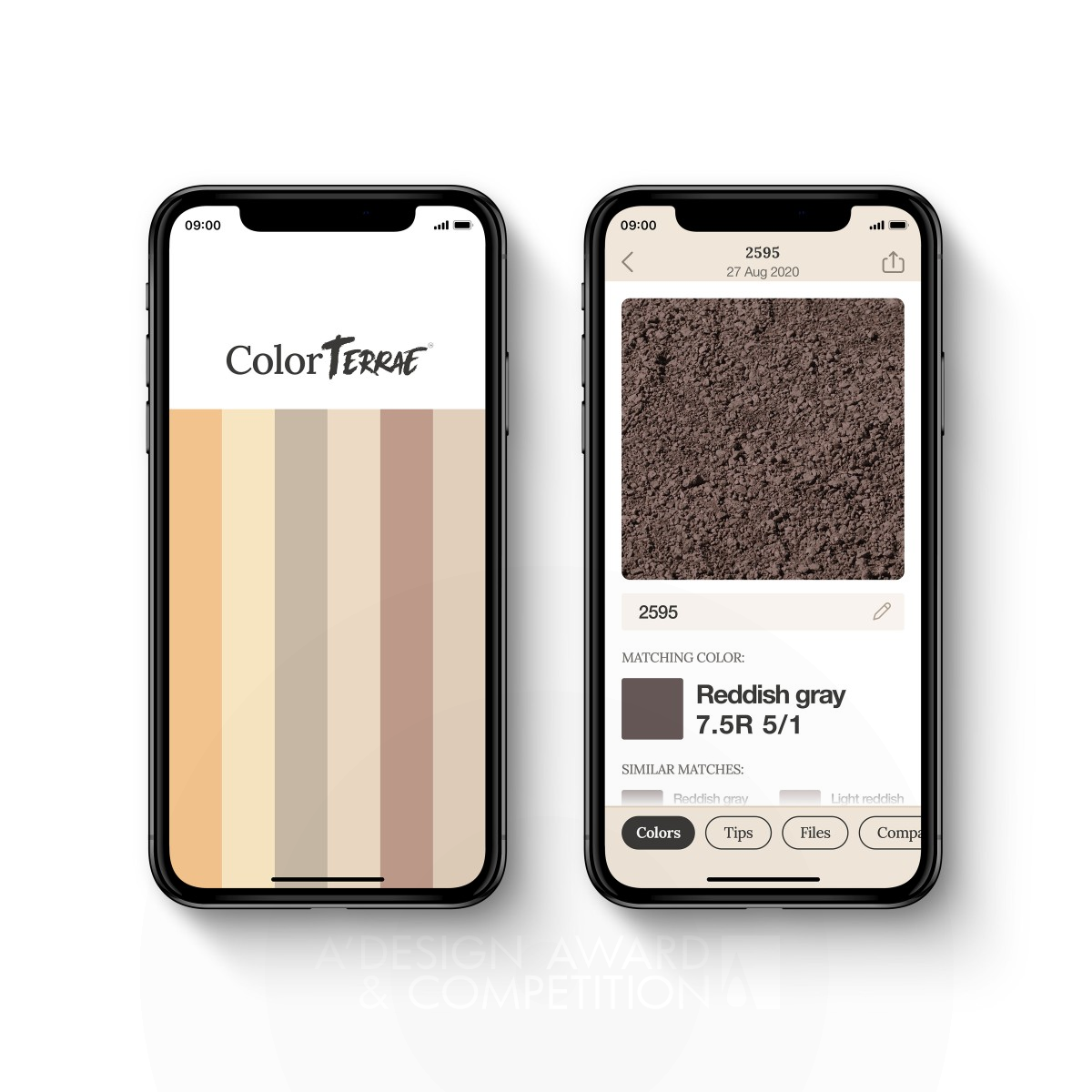 Color Terrae App by Simone Ardito Silver Mobile Technologies, Applications and Software Design Award Winner 2021 