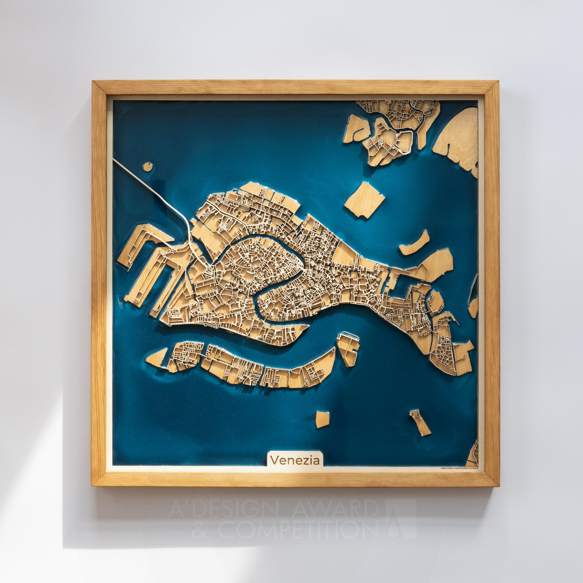 Different Maps Wall Art by Przemyslaw Koczkodaj Iron Fine Arts and Art Installation Design Award Winner 2021 