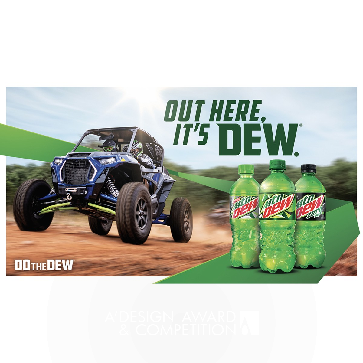 Out Here It's Dew Campaign  by PepsiCo Design and Innovation Bronze Advertising, Marketing and Communication Design Award Winner 2021 