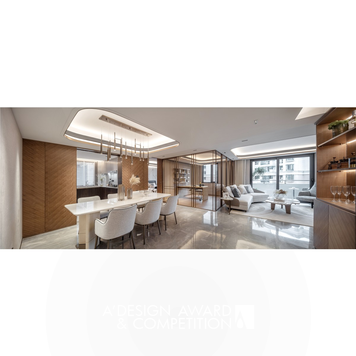 Fantasia Luwan 68 Apartment by Kris Lin Bronze Interior Space and Exhibition Design Award Winner 2021 