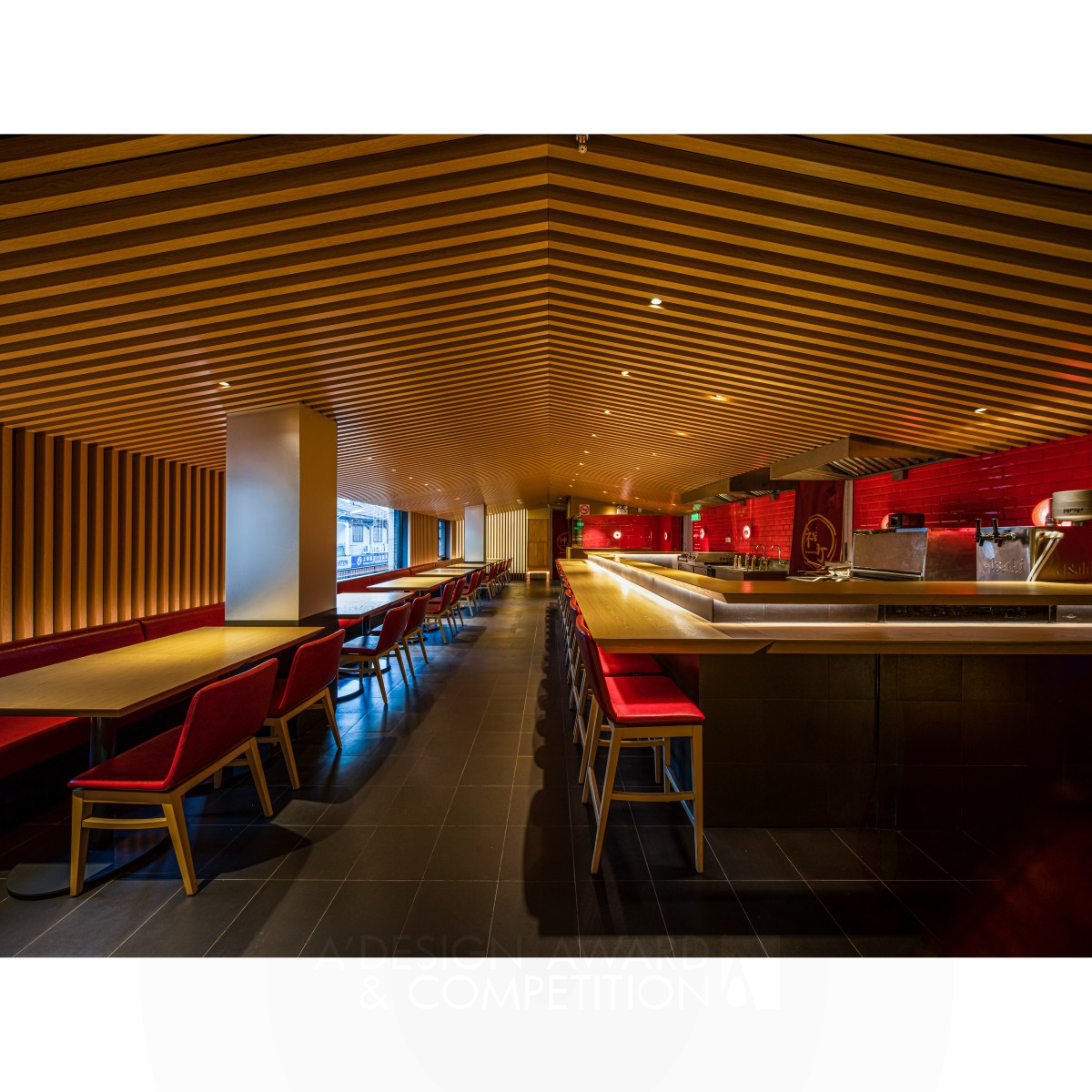 Kamimachi Japanese Noodle Restaurant by Takashi Yamamori Bronze Interior Space and Exhibition Design Award Winner 2021 