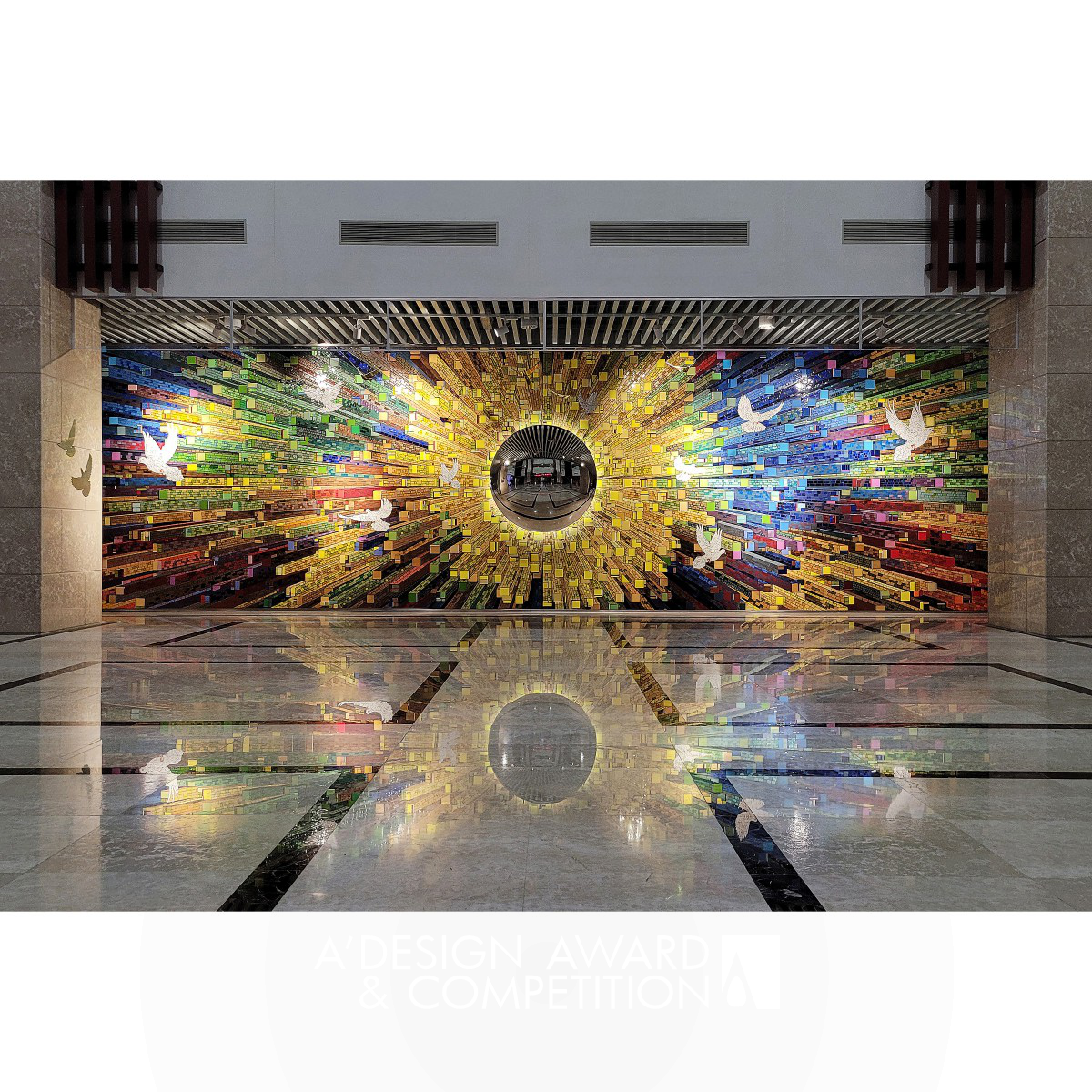 Shining in Wisdom and Glory Public Art by Kuo Hsiang Kuo Silver Fine Arts and Art Installation Design Award Winner 2021 