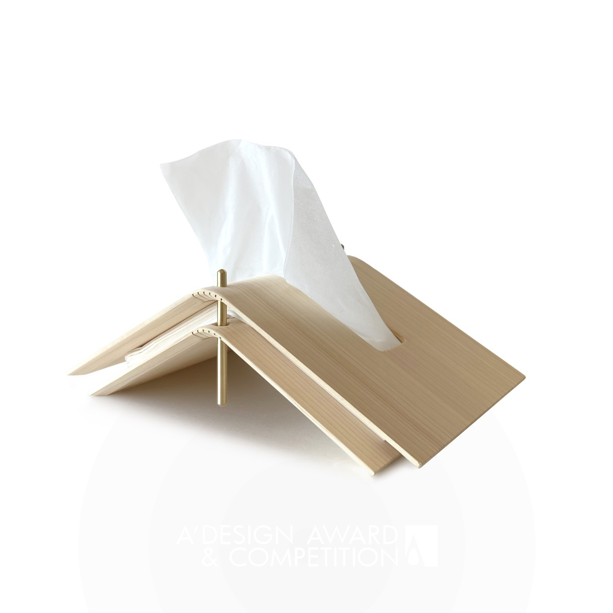 TPH Cypress Tissue Paper Holder by Noriko Otaka Silver Furniture Design Award Winner 2021 