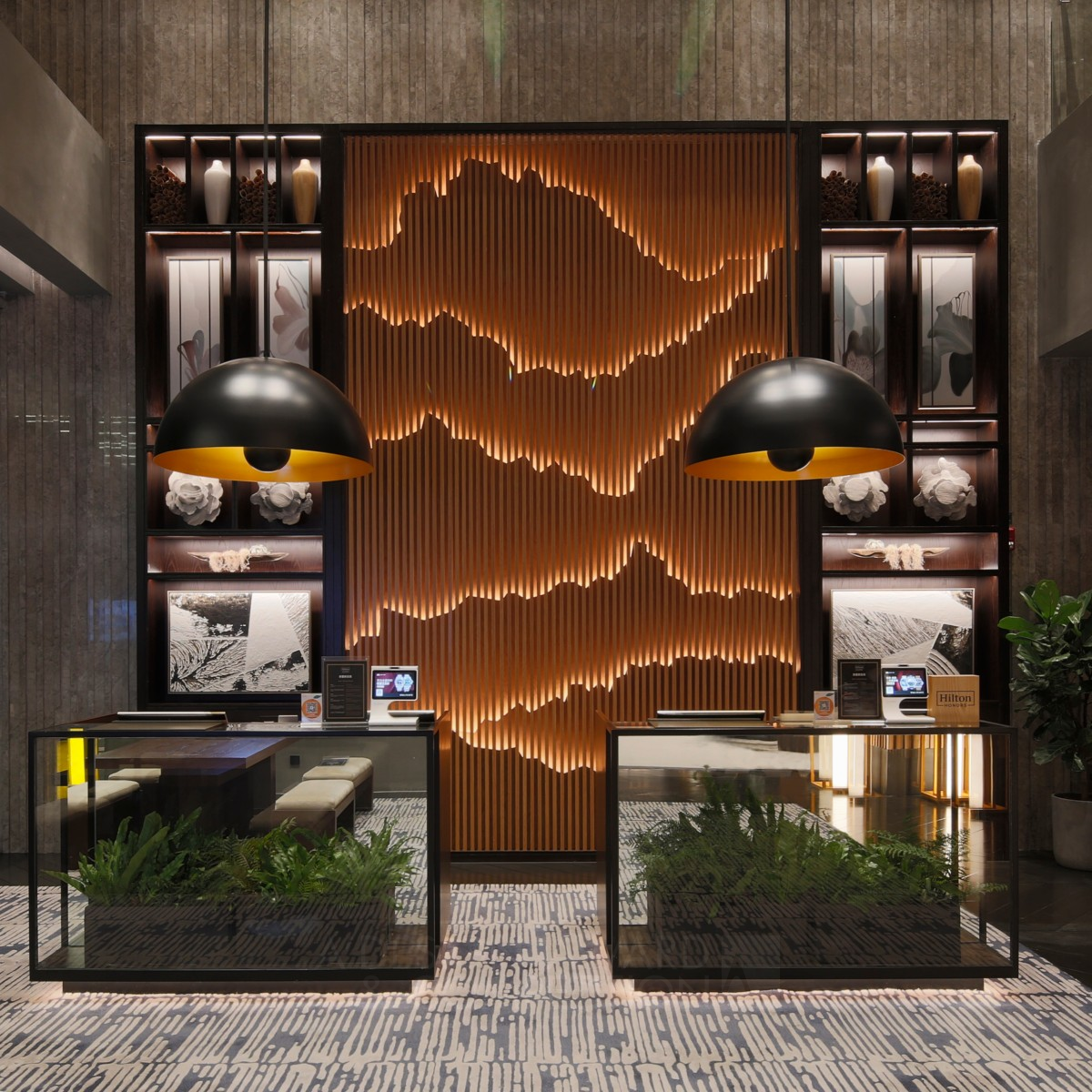 Canopy by Hilton Hotel by Lighting Design Partnership International Co., Ltd. Silver Lighting Products and Fixtures Design Award Winner 2021 