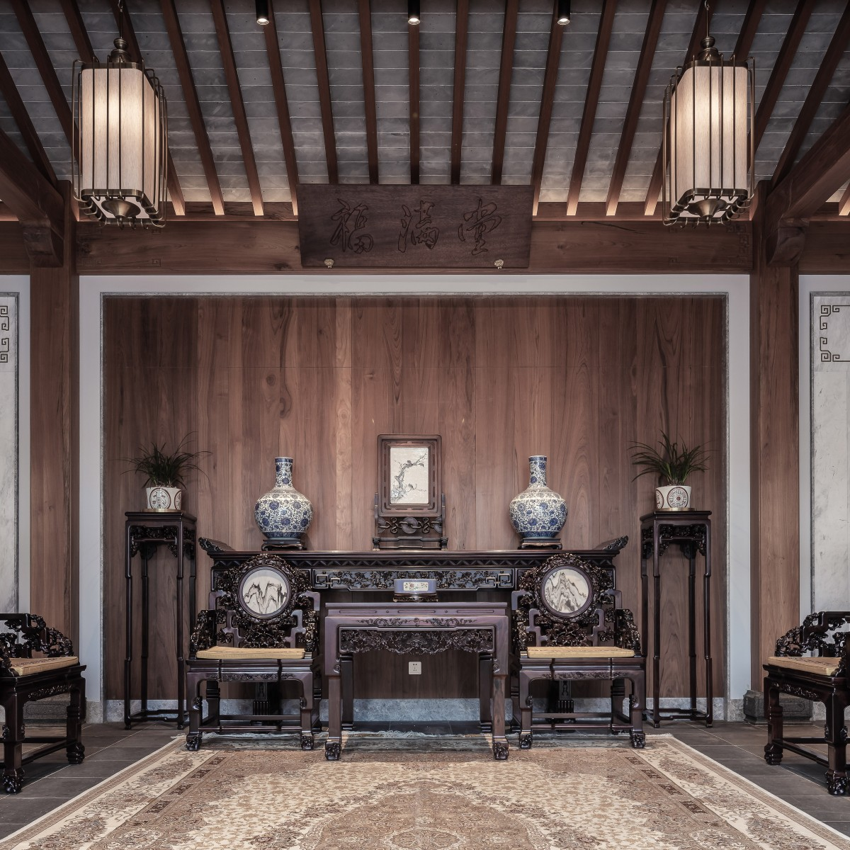 Yangfu Private House by Wei Zhang Bronze Interior Space and Exhibition Design Award Winner 2021 