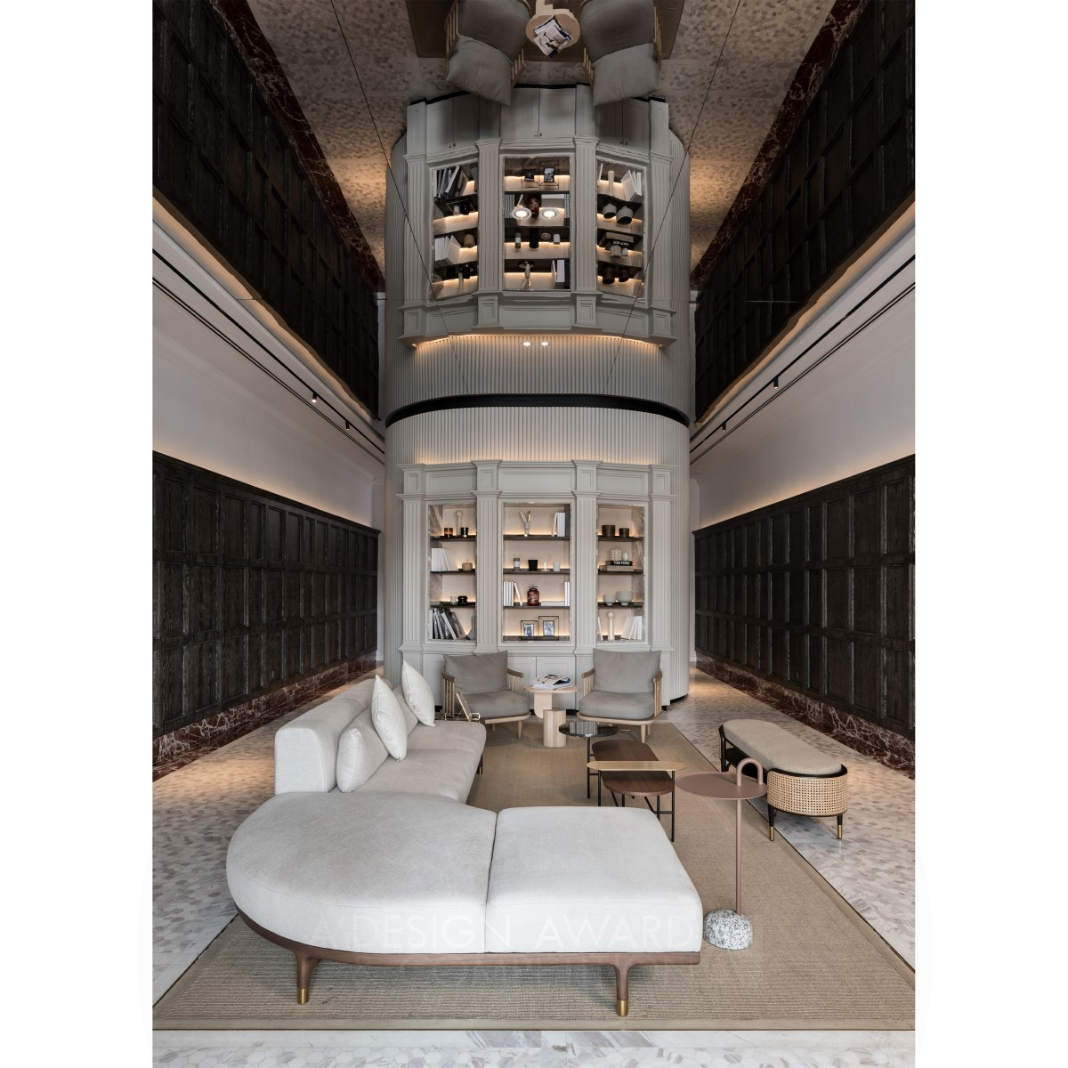 Old English Embodiment Boutique Hotel  by Chaos Design Studio Bronze Interior Space and Exhibition Design Award Winner 2021 