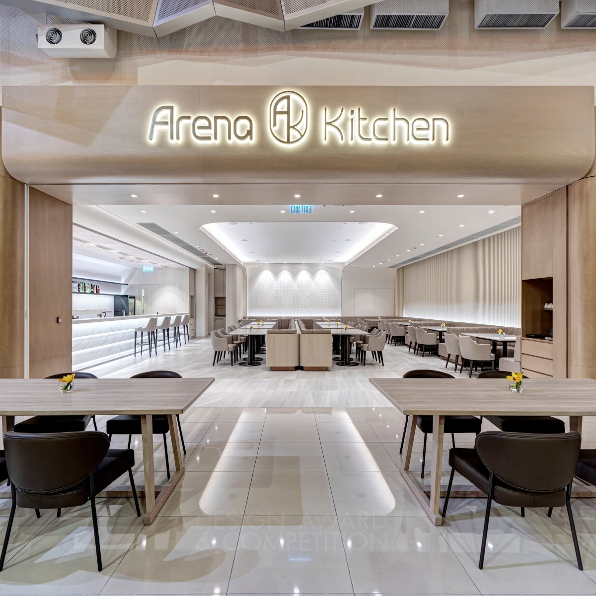 Arena Kitchen Restaurant by Novus Penetralis Limited Bronze Interior Space and Exhibition Design Award Winner 2021 