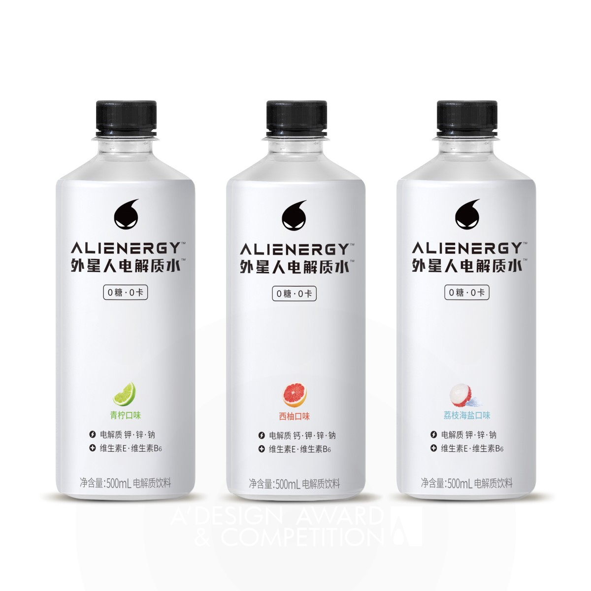 Alienergy Electrolyte Water Functional Beverages by Genki Forest Bronze Packaging Design Award Winner 2021 