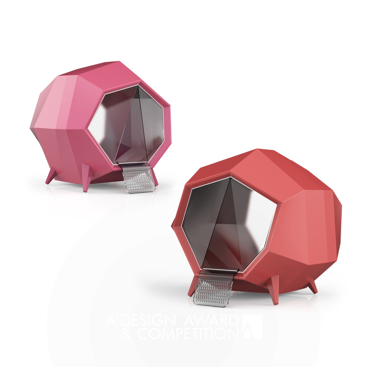 Polygon Pet Nest of Intelligence Product by Jun Chen Iron Pet Care, Toys, Supplies and Products for Animals Design Award Winner 2021 