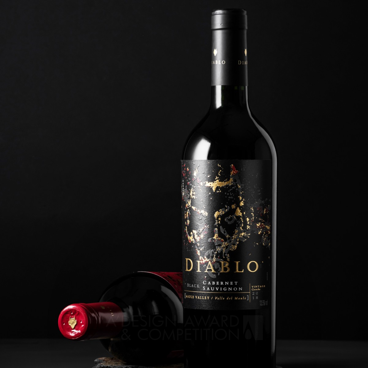 Diablo Black Wine Packaging by Ximena Ureta Silver Packaging Design Award Winner 2021 