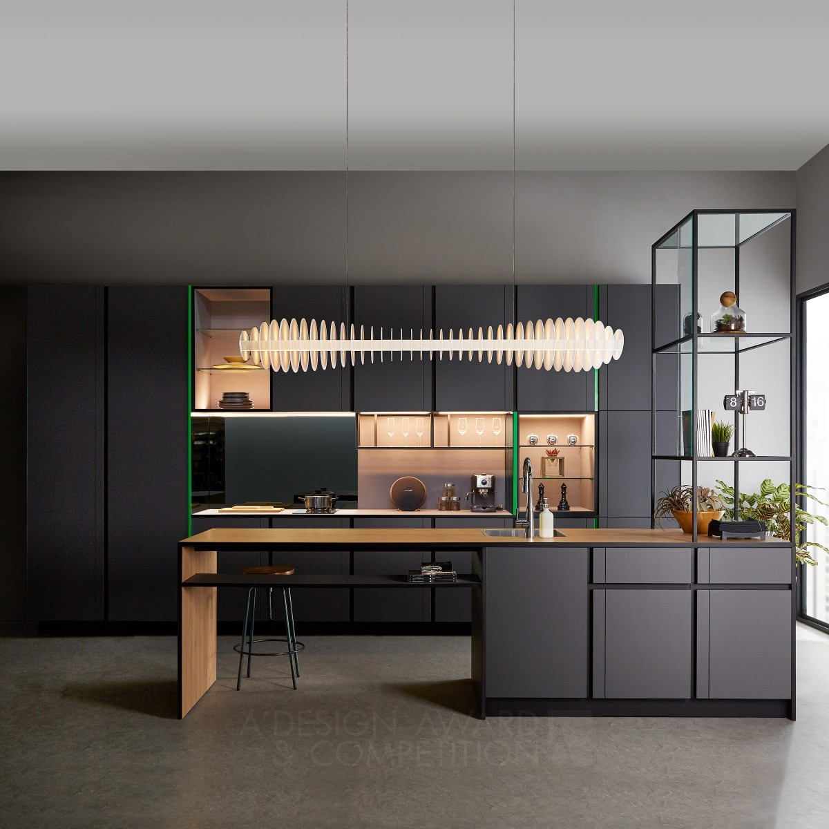 Timeless Kitchen by Alustil Sdn Bhd Golden Kitchen Furniture, Equipment and Fixtures Design Award Winner 2021 