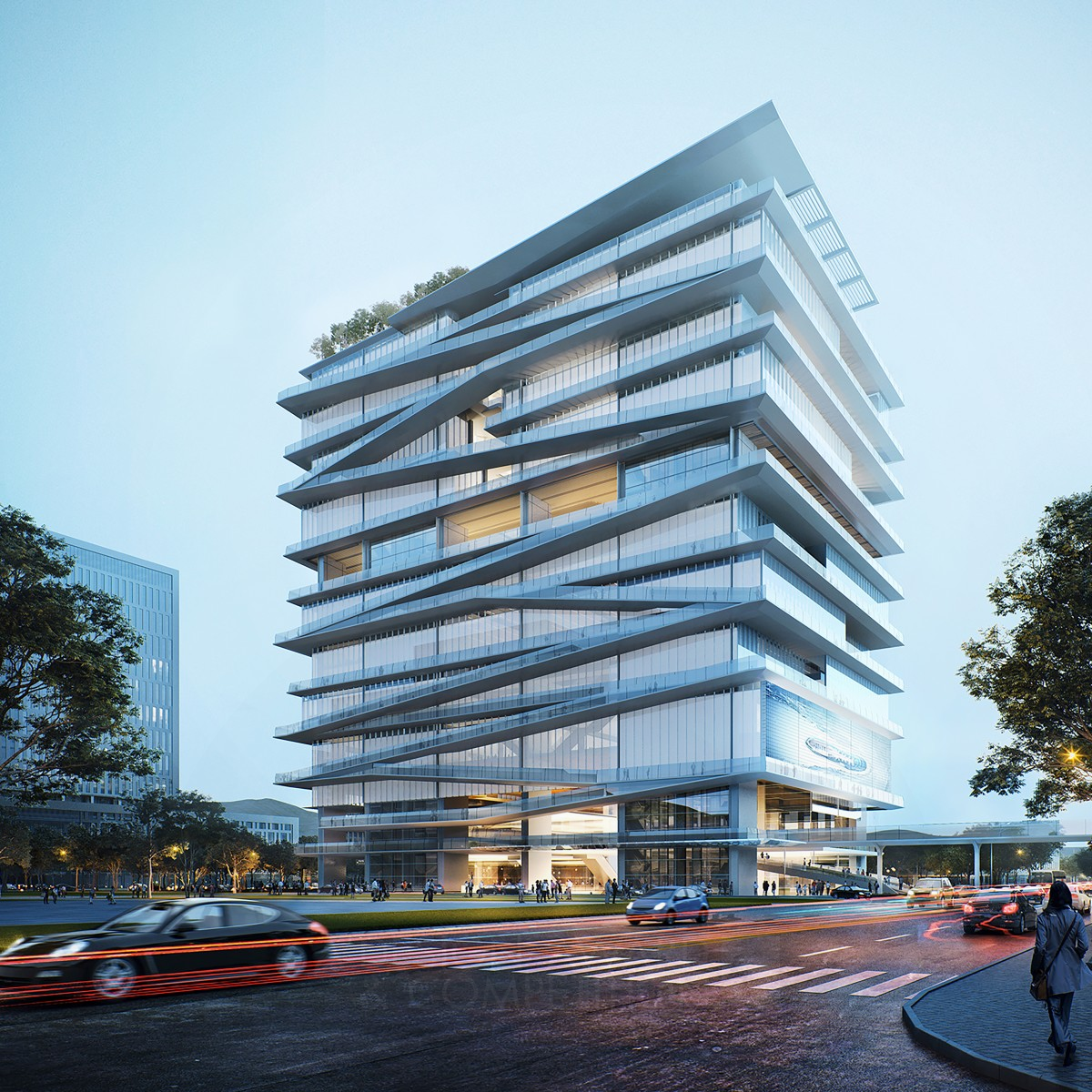 International Sports and Culture Center Office by Aedas Silver Architecture, Building and Structure Design Award Winner 2021 