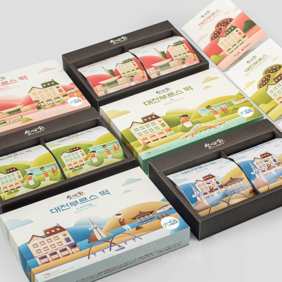 Daejeon Bruce Rice Cake Redesign Packaging Design by Choulsoon Park Bronze Packaging Design Award Winner 2021 