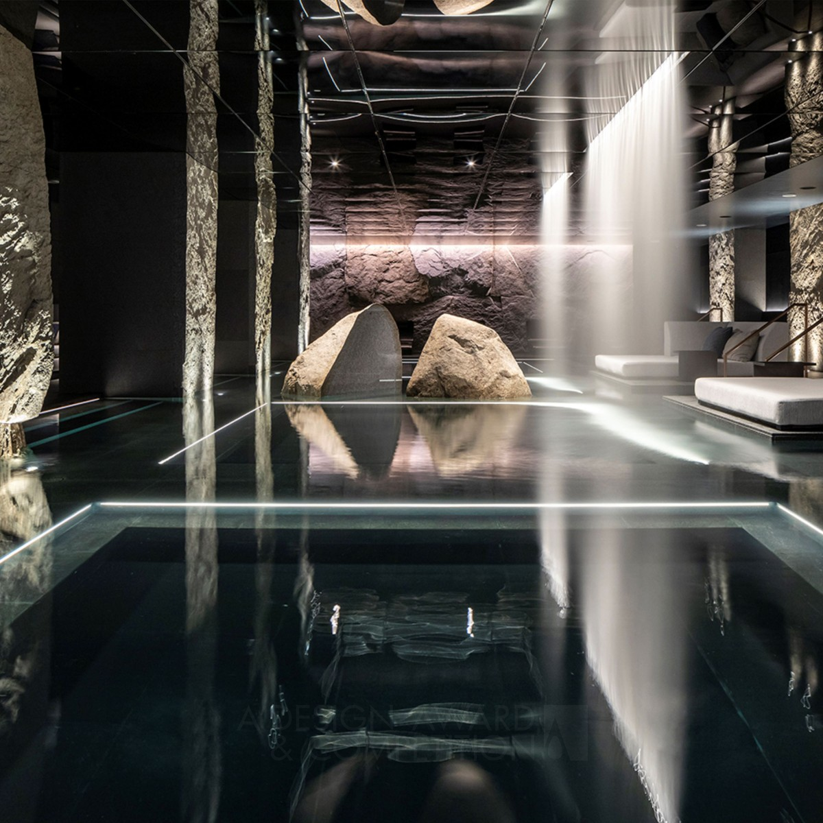 Thermal Spring Hotel by Yohei Akao Golden Interior Space and Exhibition Design Award Winner 2021 