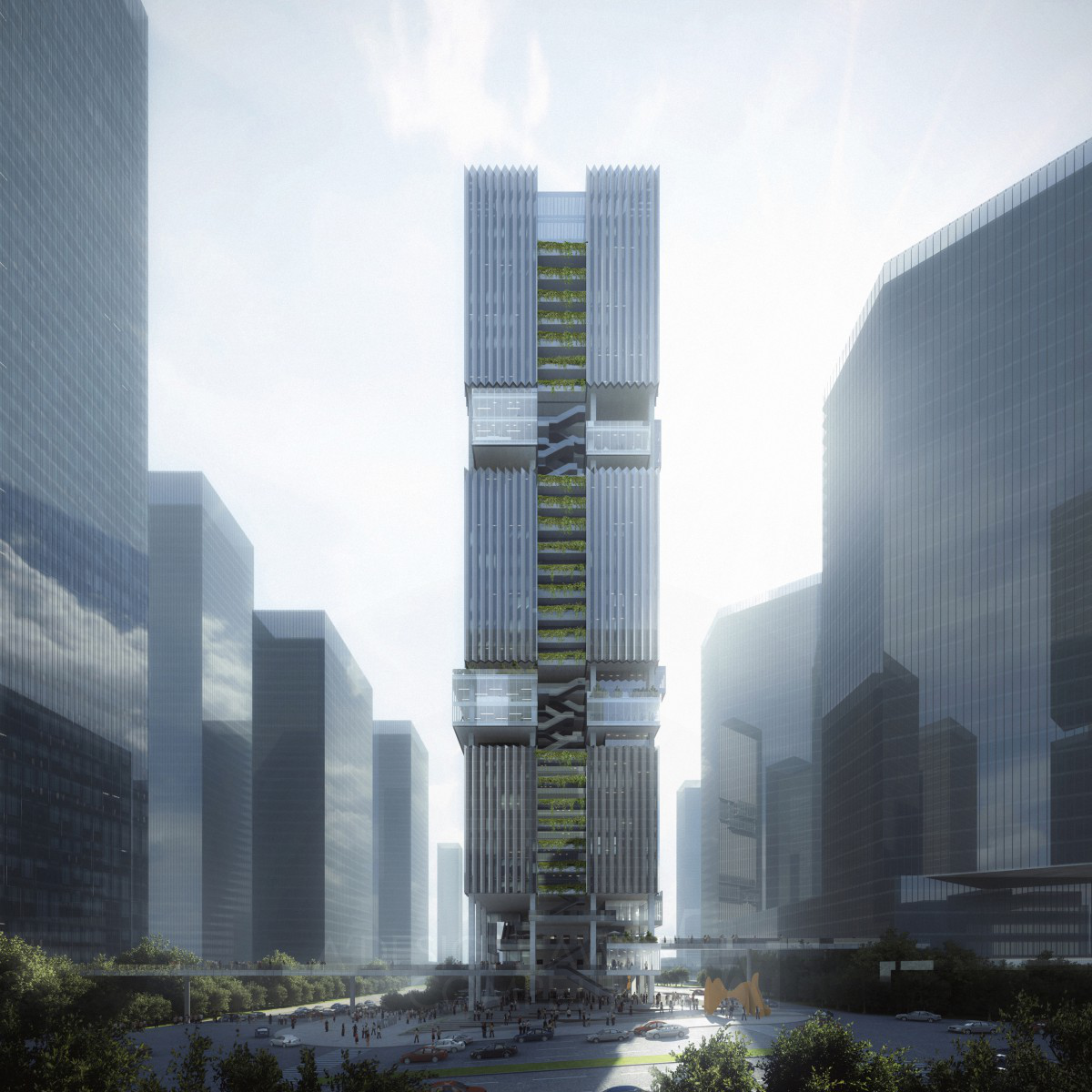 Shenzhen Transsion Holdings Office by Aedas Golden Architecture, Building and Structure Design Award Winner 2021 