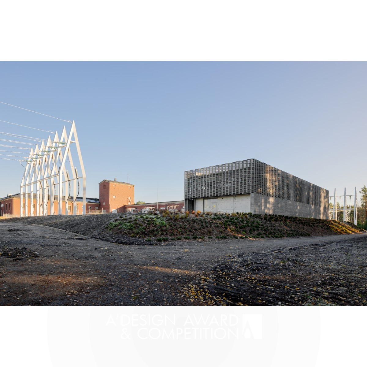 Imatra GIS Electricity Substation by Virkkunen and Co Architects Silver Architecture, Building and Structure Design Award Winner 2021 