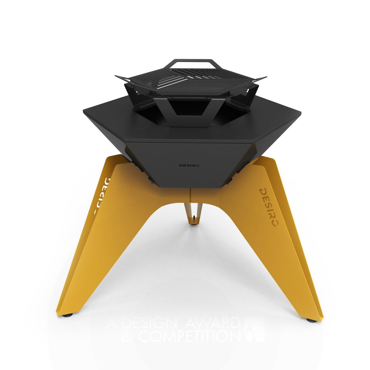 Hexa Plus Firepit by Ciprian Mihnea and Sebastian Sinca Silver Garden and Outdoor Furniture Design Award Winner 2021 