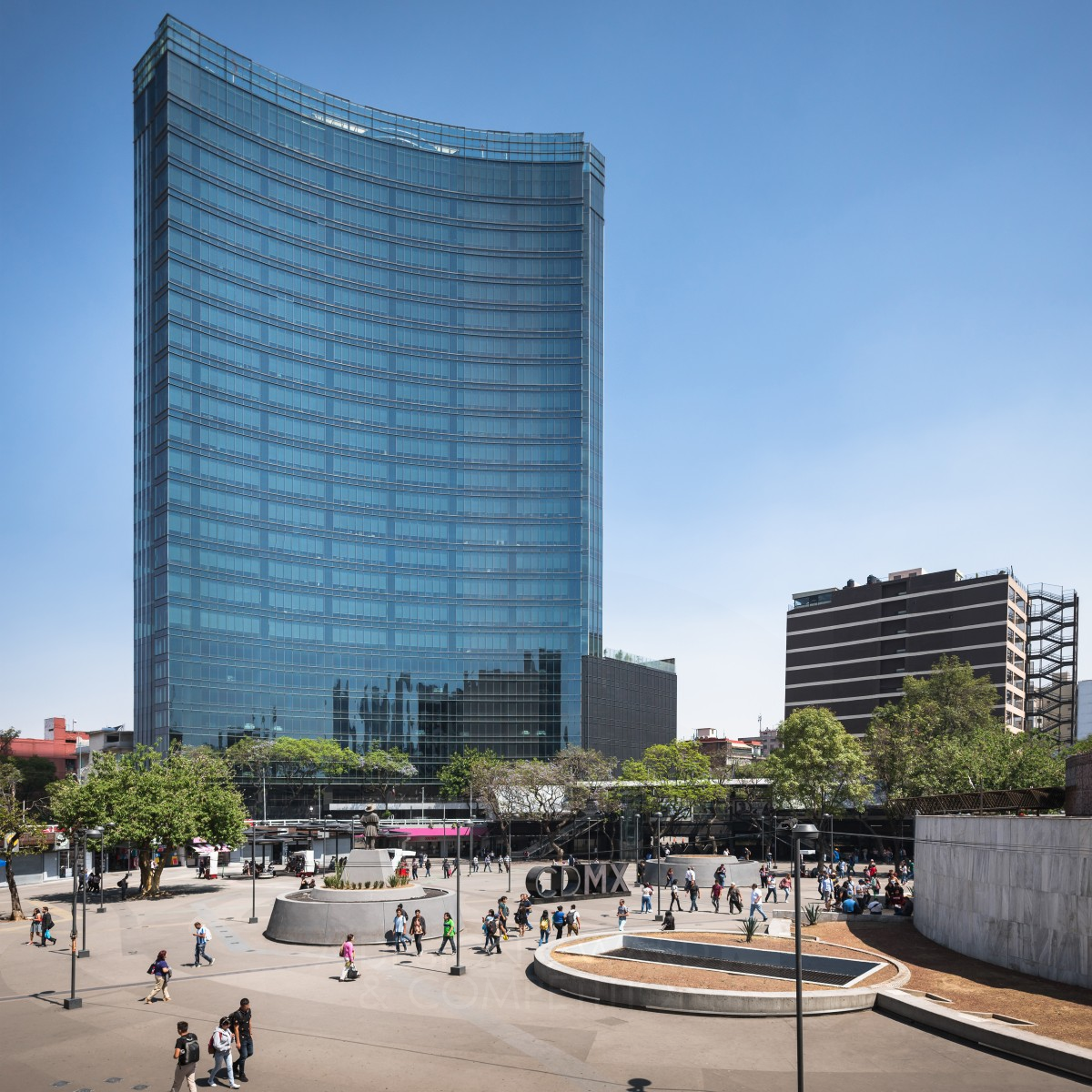 Glorieta Insurgentes Tower by Yoram Cimet and Sholem Cimet Silver Construction and Real Estate Projects Design Award Winner 2021 