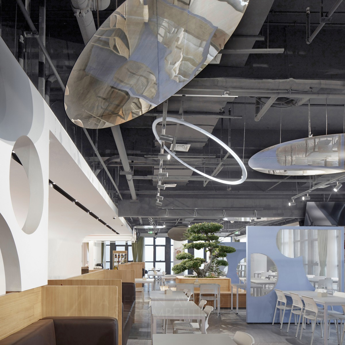 Journey to Cloud Culture and Art  Canteen by Muchuan Xu, Minxi Cai and Zhongning Zhang Silver Interior Space and Exhibition Design Award Winner 2021 