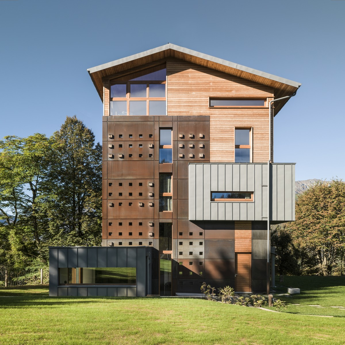 The Inhabited Roccolo Private House by Edoardo Milesi - Archos srl Silver Architecture, Building and Structure Design Award Winner 2021 