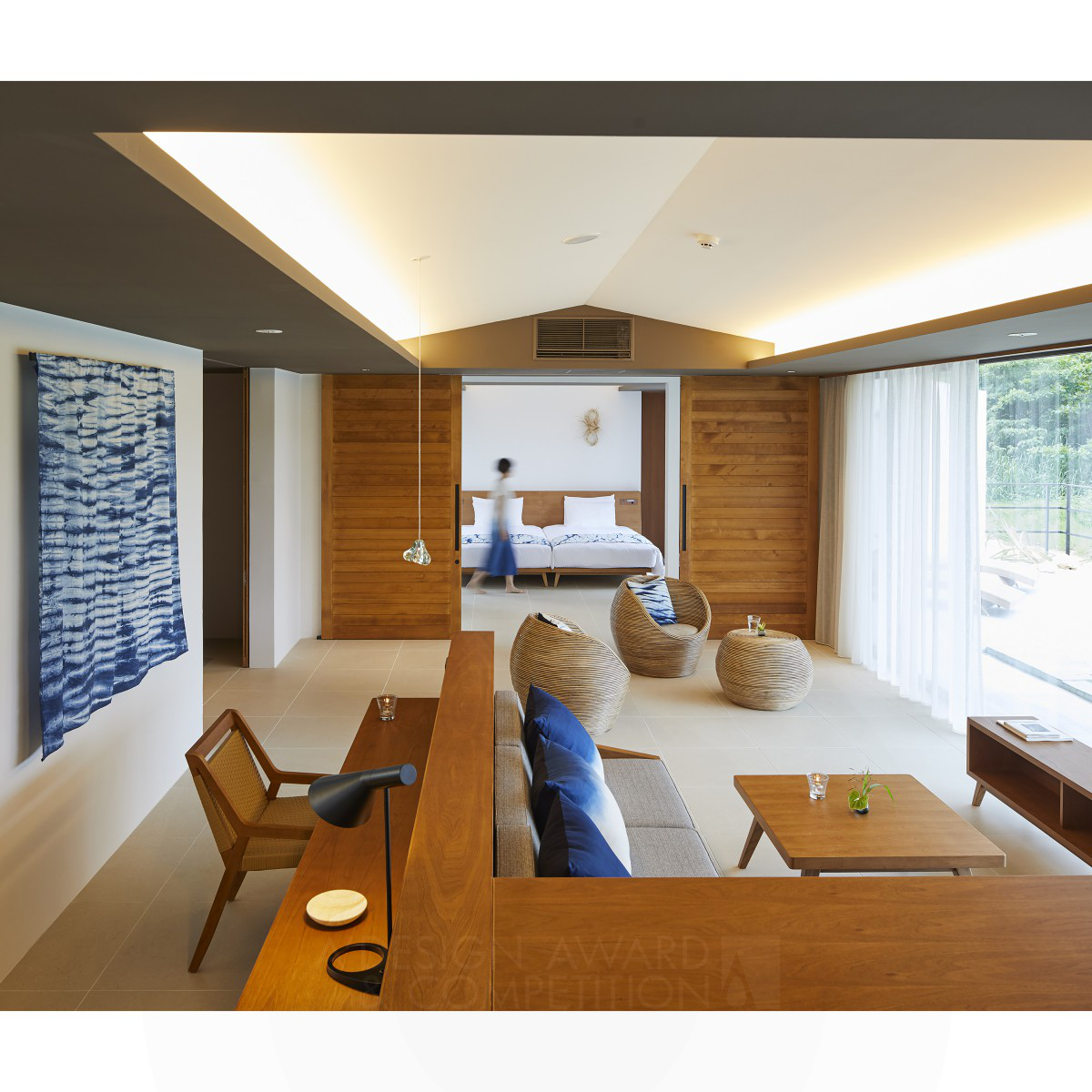 The Rescape Resort Hotel by Uds Ltd. Bronze Interior Space and Exhibition Design Award Winner 2021 