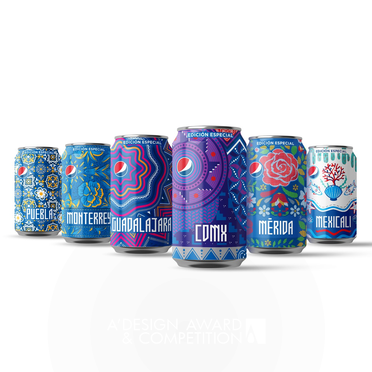 Pepsi Culture Limited Edition Packaging by Dennis Furniss Golden Packaging Design Award Winner 2021 