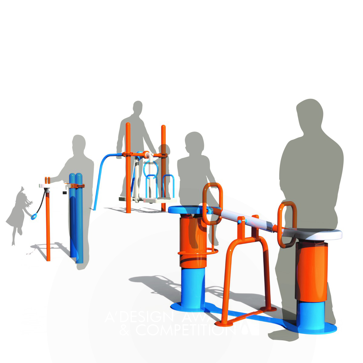 Sight Difference Inclusive Playground Equipment by YiJhen, SinYi, YiWen and KeiMing Iron Social Design Award Winner 2021 