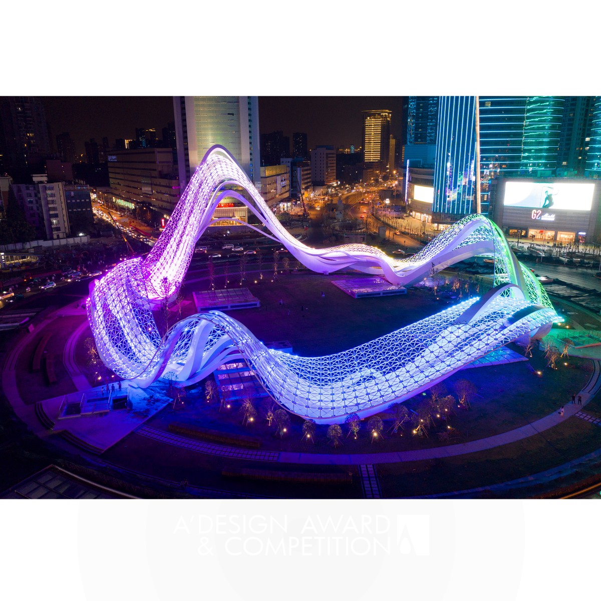 Milky Way Giant Installation Artwork with Lights by CAPA Golden Fine Arts and Art Installation Design Award Winner 2021 