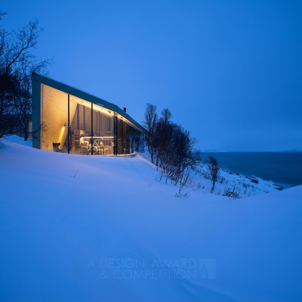 Aurora Lodge Chalet by Snorre Stinessen Golden Architecture, Building and Structure Design Award Winner 2021 