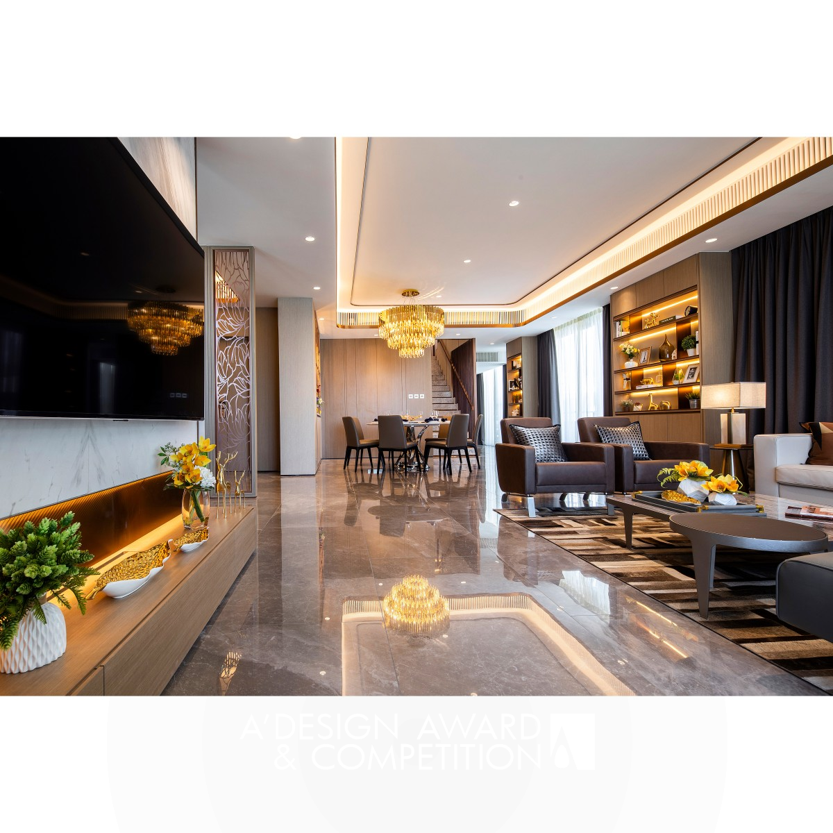 Double Cove Penthouse  Apartment by Cameron Kam Hin Lun Bronze Interior Space and Exhibition Design Award Winner 2021 