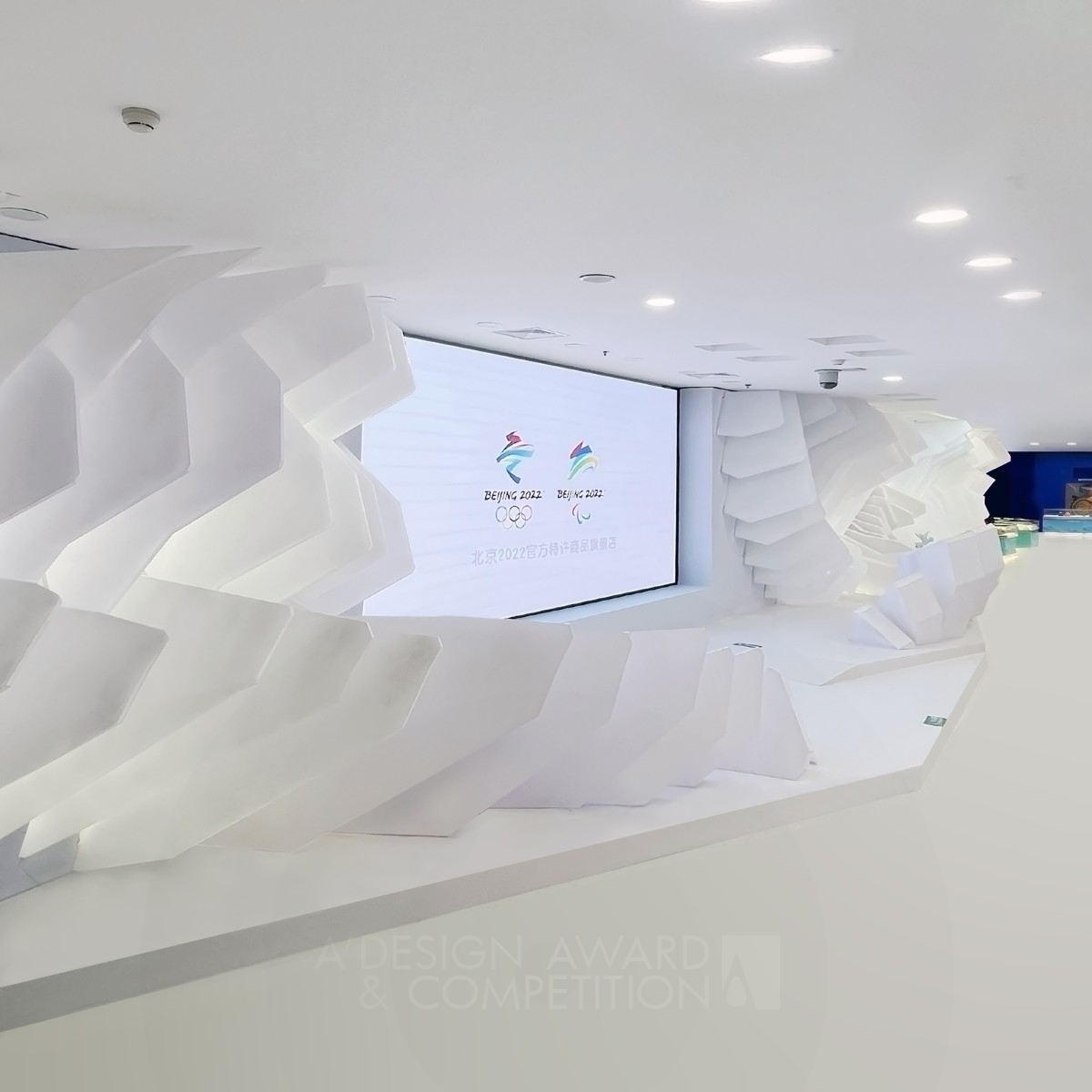 Beijing Winter Olympics Flagship Store Commercial Space Design by Xiaolu Zhang Silver Interior Space and Exhibition Design Award Winner 2021 