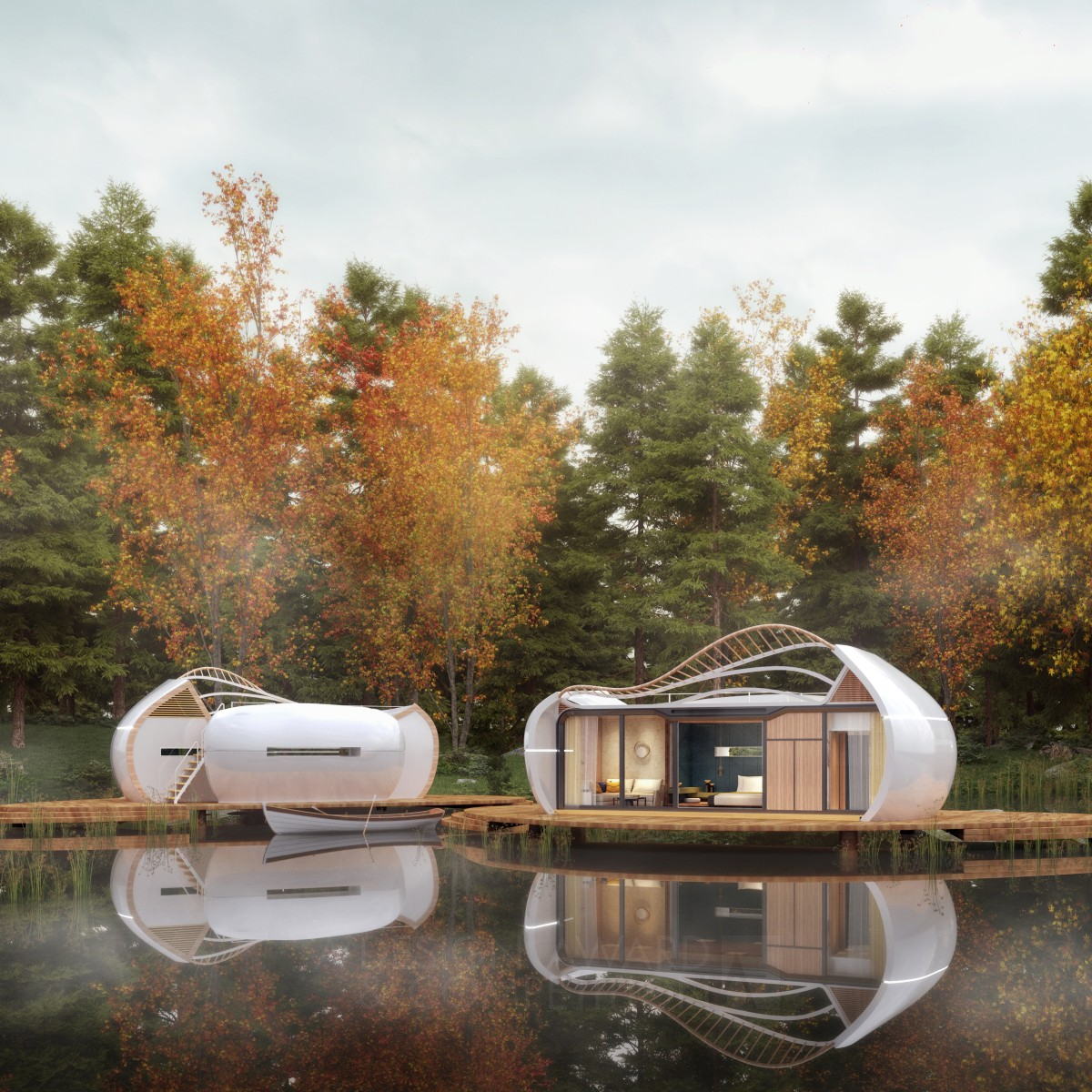 Time Holiday Mobile Home by Chester Goh Golden Architecture, Building and Structure Design Award Winner 2021 