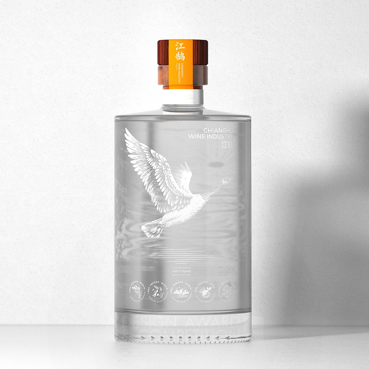 Chiang Hu Baijiu by Evan Chen and Ziming Guo Silver Packaging Design Award Winner 2021 