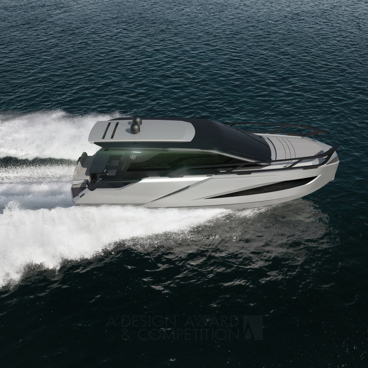 Hunters 40 Power Yacht by Baran Akalin Iron Yacht and Marine Vessels Design Award Winner 2021 