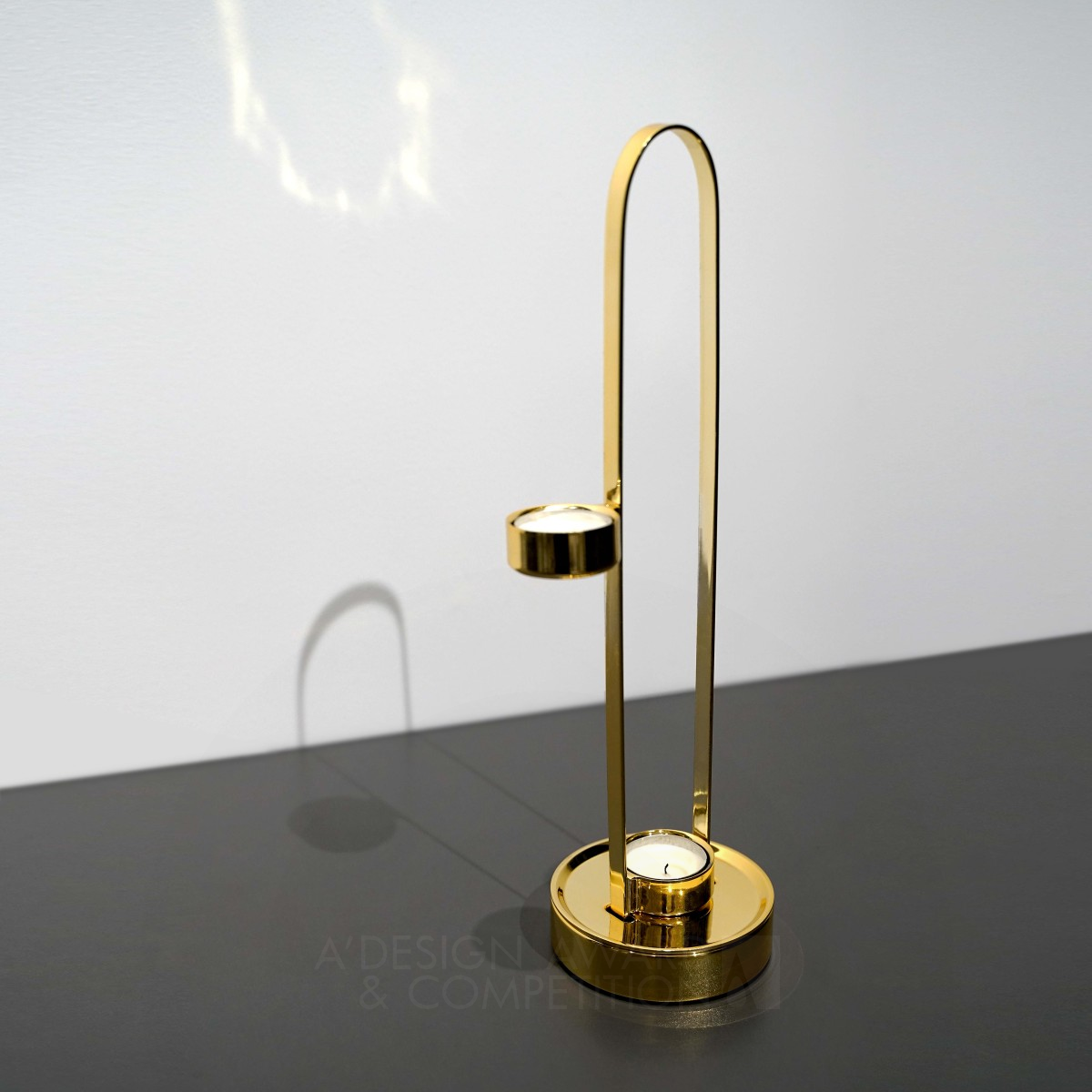 Inspiring Interactive Candlestick by Junqiang Lyu Iron Furniture Design Award Winner 2021 