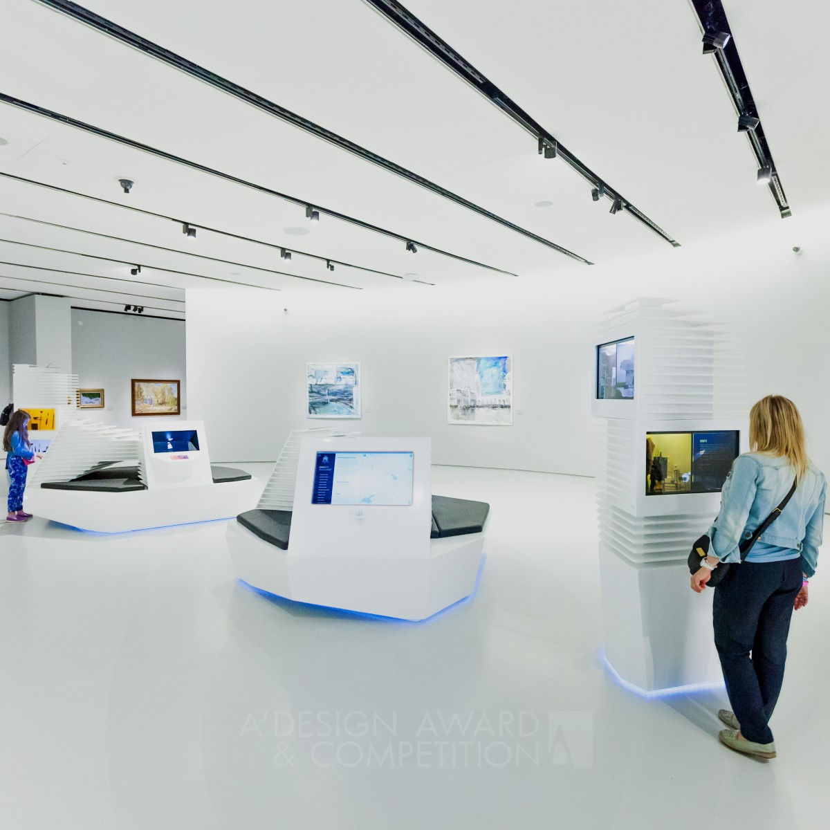 THE MUSEUM OF RUSSIAN IMPRESSIONISM Interactive Area by Visuals Silver Interface, Interaction and User Experience Design Award Winner 2021 