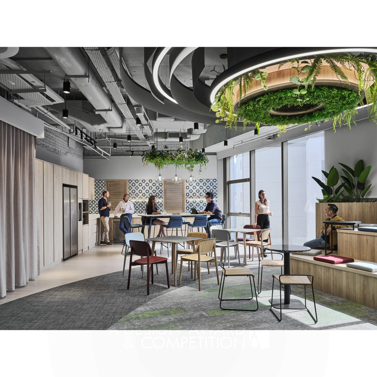 Six Financial Information Singapore Workplace by Id Integrated Pte Ltd Bronze Interior Space and Exhibition Design Award Winner 2022 