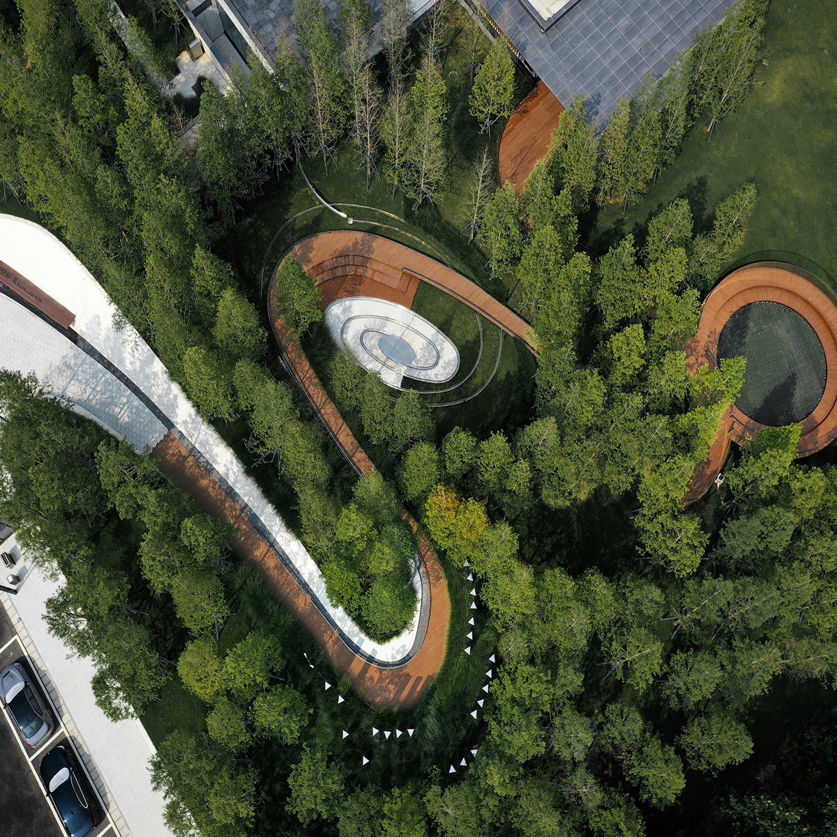 Royal Mansion Exhibition Center by Qidi Design Group Golden Landscape Planning and Garden Design Award Winner 2022 