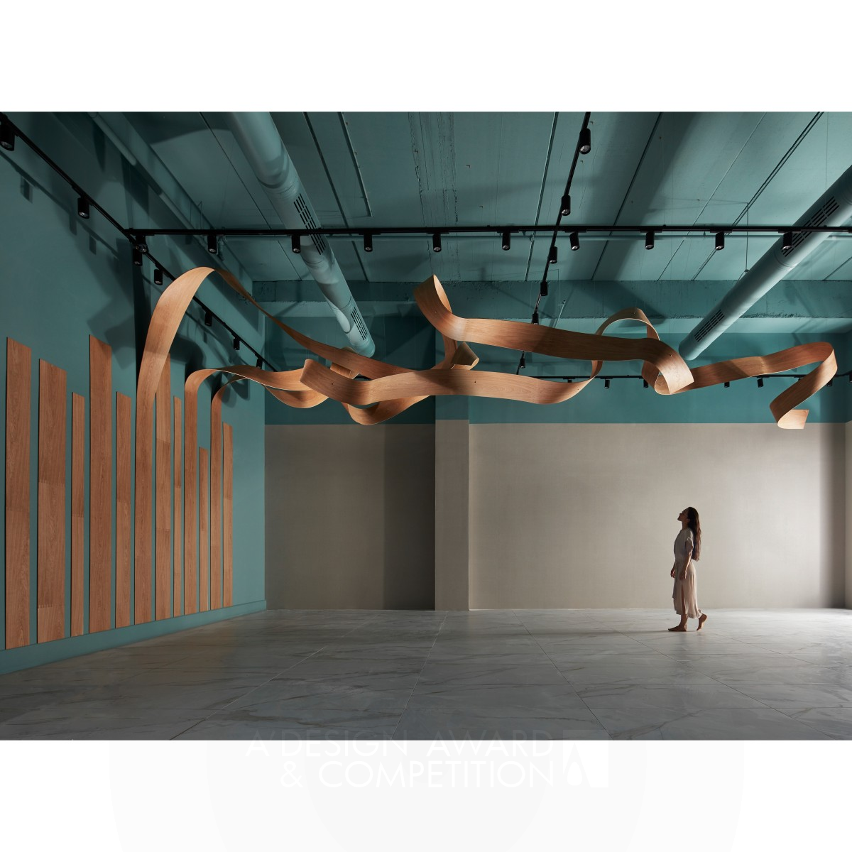 Infinity Interior Element by Cozi Studio Golden Fine Arts and Art Installation Design Award Winner 2022 