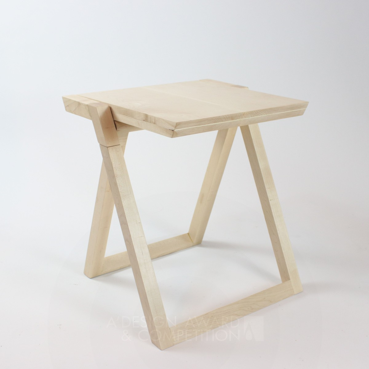 Attache Folding Stool by Chi-Hao Chiang Iron Furniture Design Award Winner 2022 