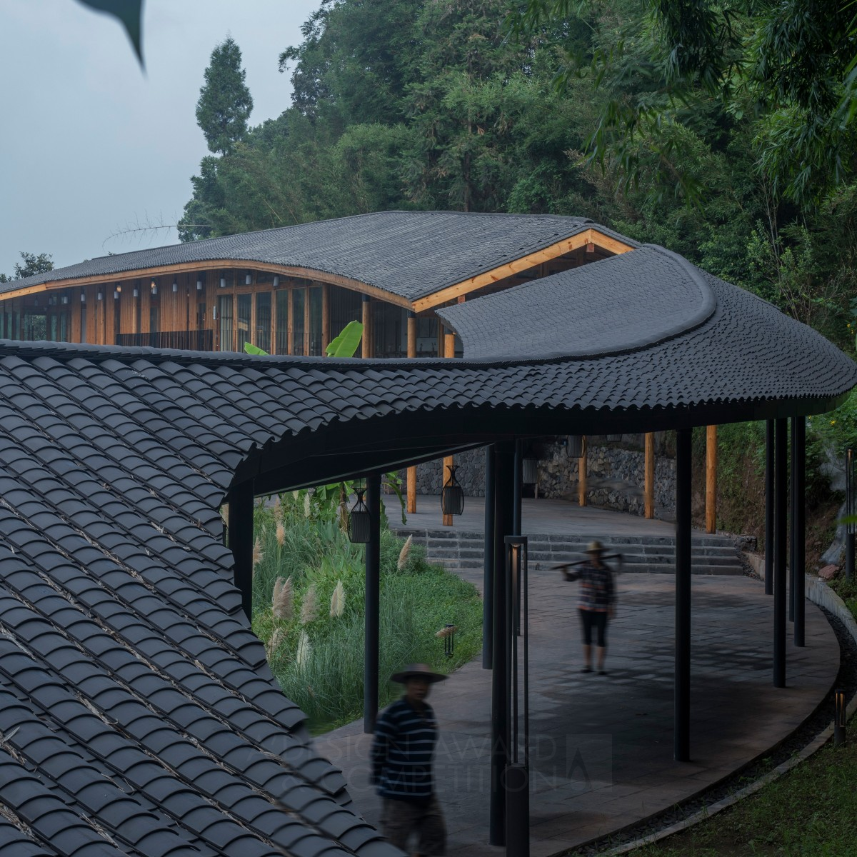 Bamboo Branch Academy Cultrual Public Architecture by Archermit Silver Architecture, Building and Structure Design Award Winner 2022 