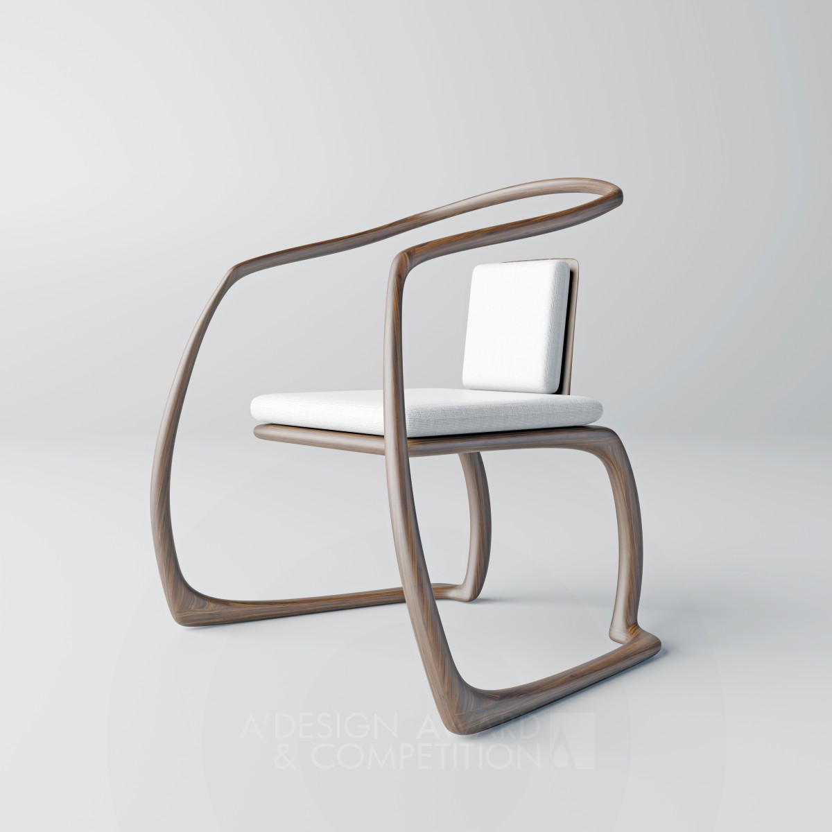 Modern Chinese Chair by Jonathan Nieh Silver Furniture Design Award Winner 2022 