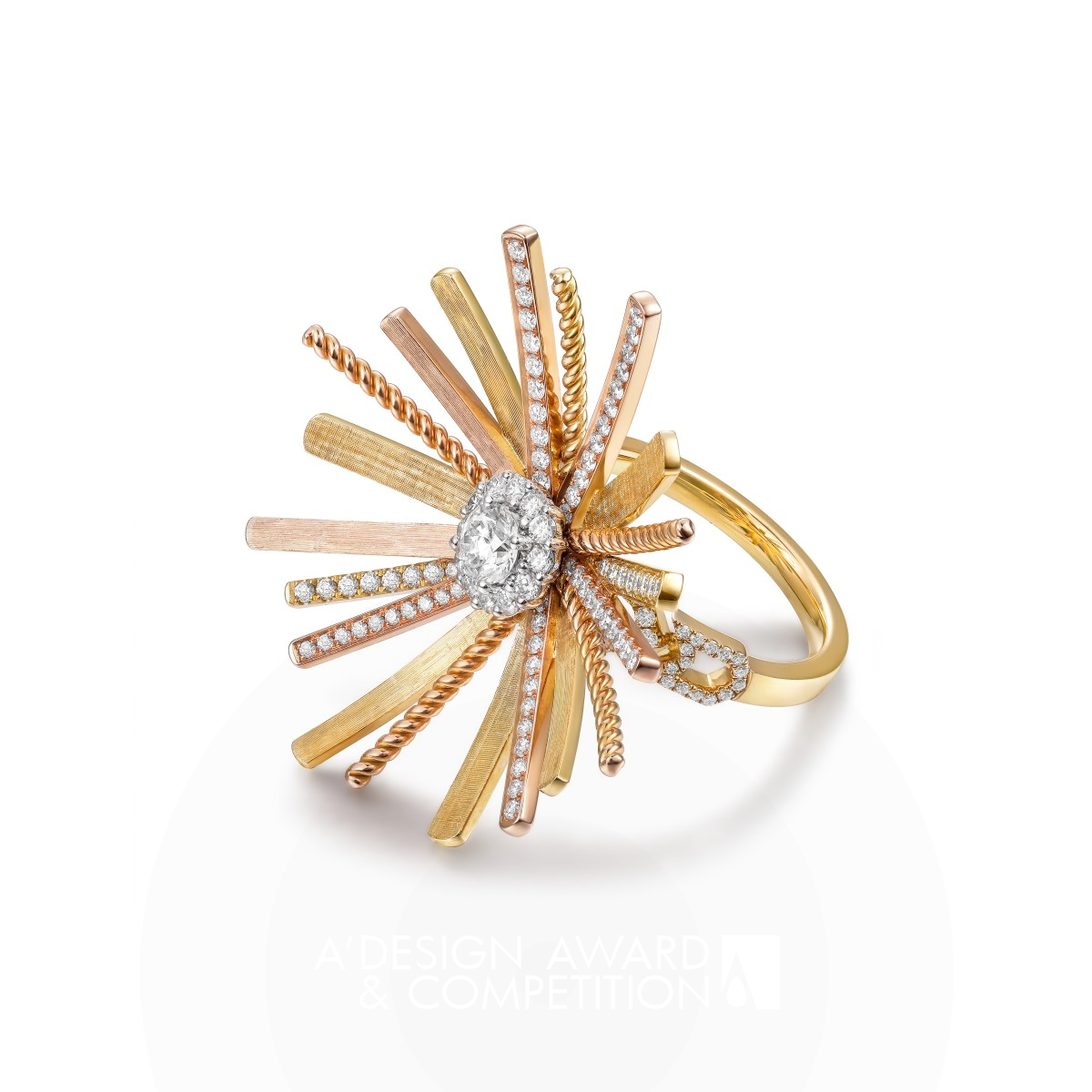 Dandelion Ring by Jingcheng Wu Silver Jewelry Design Award Winner 2022 