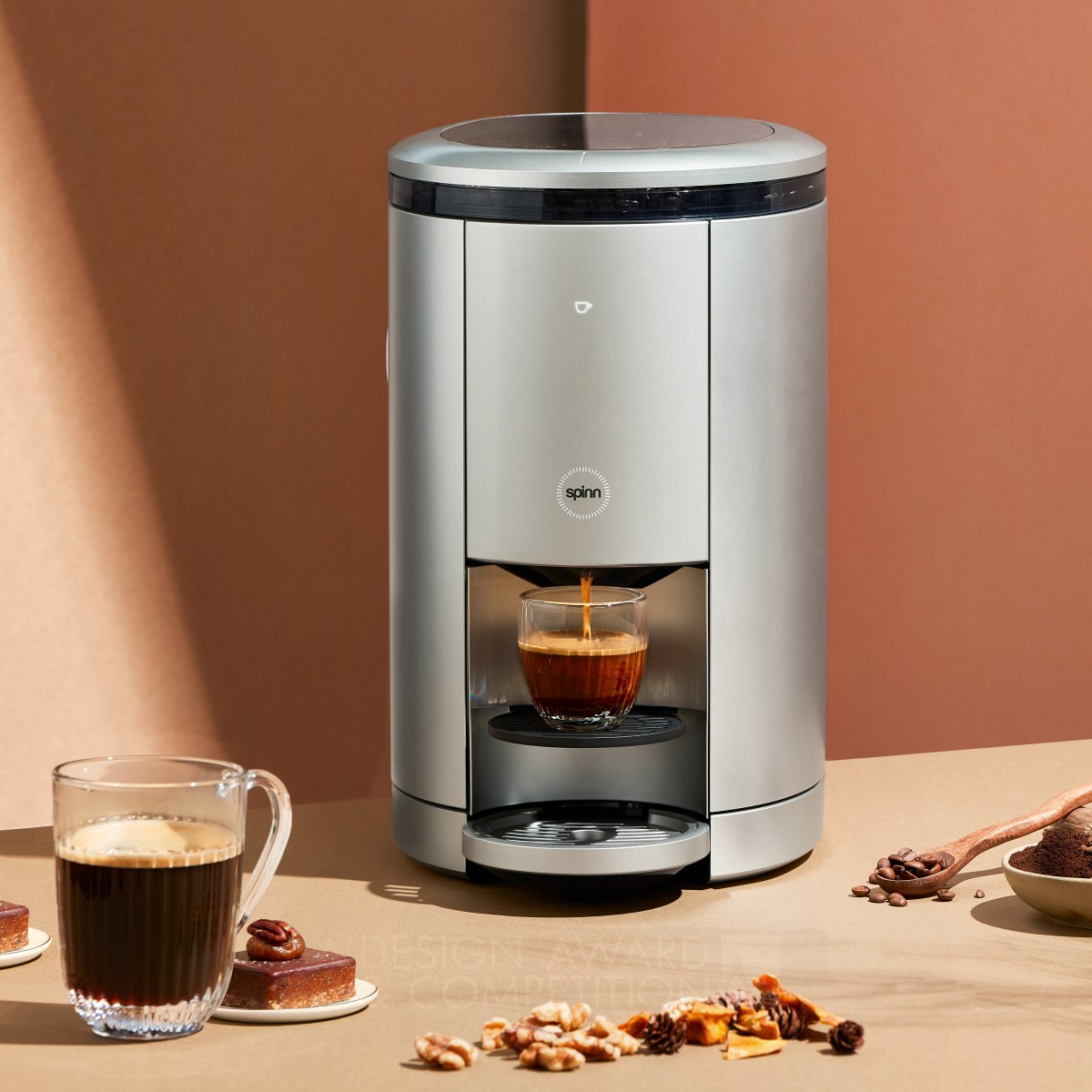 Spinn Coffee Maker by Serge de Warrimont Bronze Home Appliances Design Award Winner 2022 